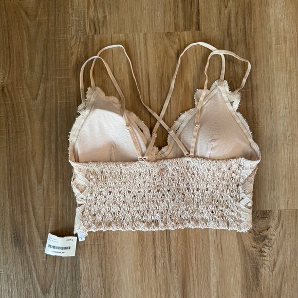 NWT Lace Bralette in Cream Size M - Picture 2 of 2